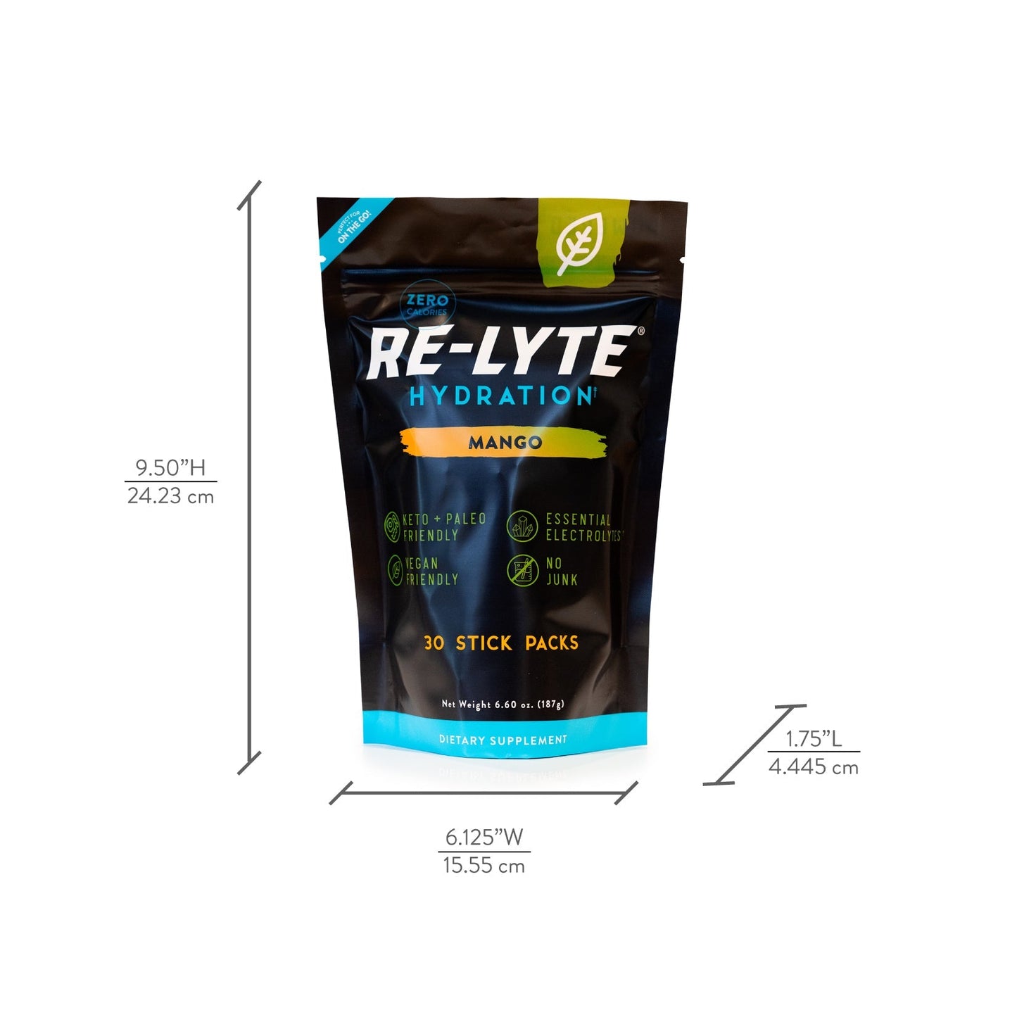 Redmond: Re-Lyte® Hydration Stick Packs (30 Servings)