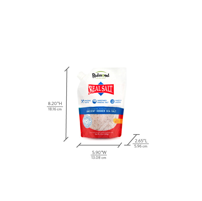 Redmond: Real Salt® Kosher Refill Pouch (16 oz.)