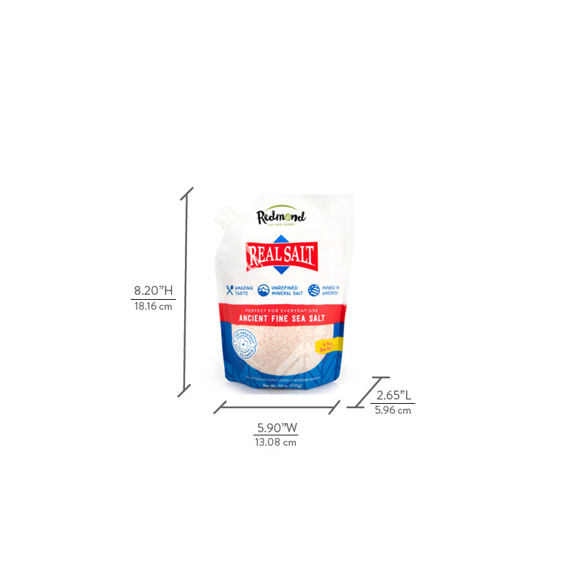 Redmond: Real Salt® Fine Refill Pouch (16 oz.)