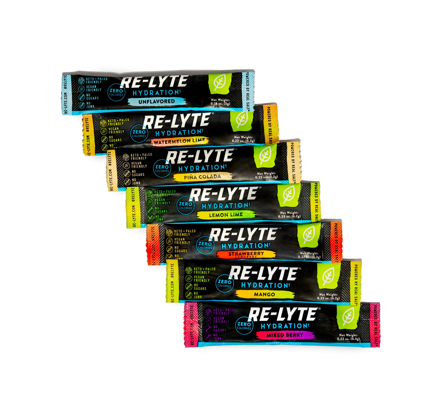 Redmond: Re-Lyte® Hydration Sample Pack (7 sticks)