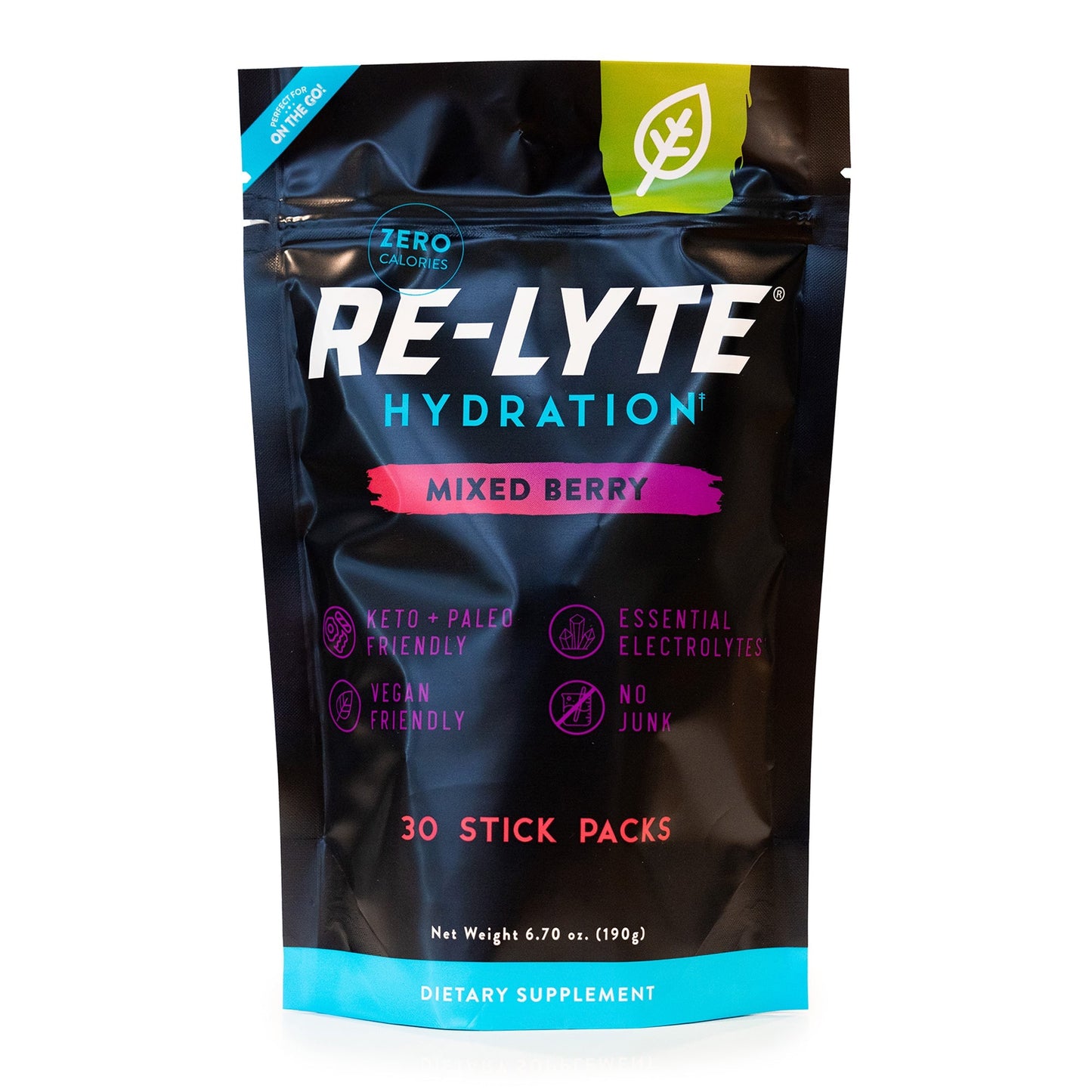 Redmond: Re-Lyte® Hydration Stick Packs (30 Servings)