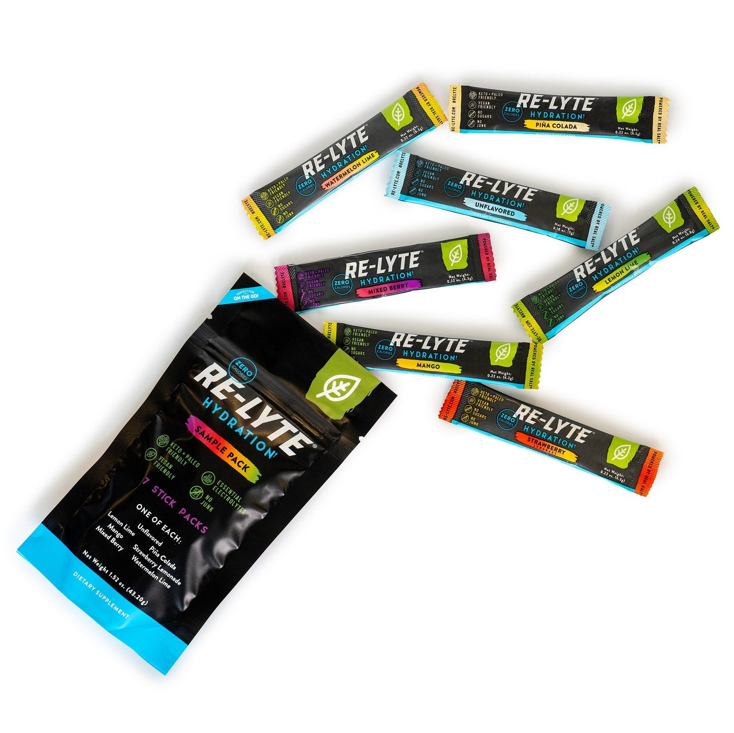 Redmond: Re-Lyte® Hydration Sample Pack (7 sticks)